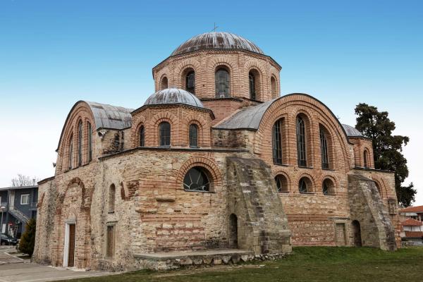 Panagia Kosmosotira, 12th century Byzantine church in Feres